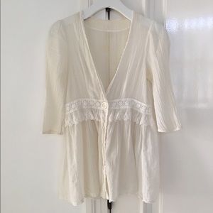 Free People Vintage Lace Top